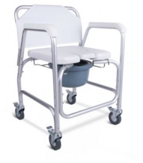 Comprar Silla de ruedas para ducha con asiento en herradura.