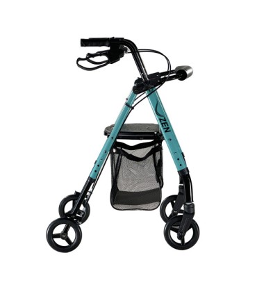 Rollator ZEN plegable con frenos por manetas – Ligero, ajustable y seguro para movilidad reducida. Mejor precio ortopedia moline