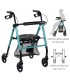 Rollator ZEN plegable con frenos por manetas – Ligero, ajustable y seguro para movilidad reducida. Mejor precio ortopedia moline