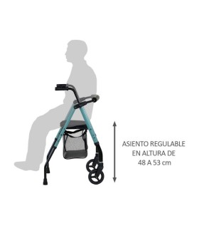 Andador ZEN Lite AD143 – Andador Ultraligero y Plegable para Espacios Reducidos